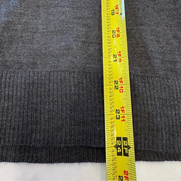 Armani Exchange Men’s Dark Gray Silver  Turtleneck Sweater Wool  Blend  Sz Small - Picture 6 of 12